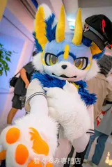 犬　猫　着ぐるみ ヘッド全頭　ヘッド ケモノ ファースーツ ぬいぐるみ コスプレ コスチューム Kurumi 一点物 C857のサムネイル