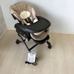 クリーニング済 ☆未使用に近い☆ アップリカ ハイローチェア