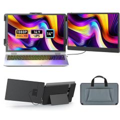 LGGST 15.6インチ トリプルモニター ポータブルディスプレイFHDIPS