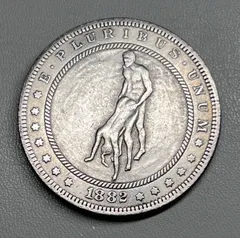 海外古銭 アメリカ 1882年 ONE DOLLAR イーグル 大型銀貨 貿易銀 硬貨