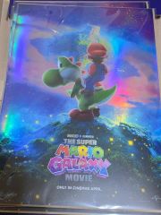 台湾限定 ザ・スーパーマリオギャラクシー・ムービー 特典A3特殊加工