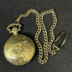 零戦 懐中時計 戦艦大和デッドストック品 ゴールドカラークォツ QUARTZ