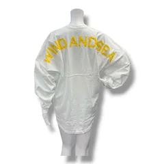 参考上代 15,400円 未使用品 WIND AND SEA ロゴプリントロングスリーブカットソー長袖Tシャツ ウィンダンシー WDS-CS-42 ホワイト S 2017A5のサムネイル