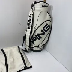 PING ピン キャディーバッグ 8インチ相当 6分割 カバー付き ホワイト/ブラック BBL0429/大4183/0630のサムネイル