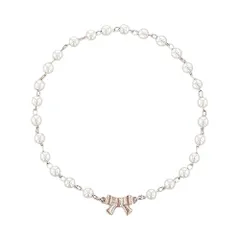 ＜MAGUFIT＞ マグネットブレスレット リボン×パール AAB0451-PG（ピンクゴールド）のサムネイル