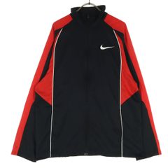 NIKE トラックジャケット 長袖 ブルー ジップアップ ロゴ 刺繍