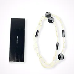 GIORGIO ARMANI / 2トーンサークルネックレス アールデコ 参考定価：120,000程度のサムネイル