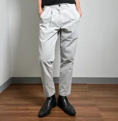 13SS RAF SIMONS ラフ シモンズ ライト グレー ツータック プリーツ スラックス 30のサムネイル