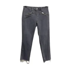 レディースM / ZADIG&VOLTAIRE ザディグ・エ・ヴォルテール 斜めボーダー ジッパー ポケット パンツのサムネイル