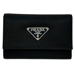 現行/新品未使用✨ PRADA キーケース 三角プレート 6連 ナイロンRFID