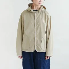 DANTON ダントン ナイロン フード ジャケット ベージュのサムネイル