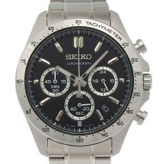 レア稼働品】SEIKO ブラッククロノグラフ SSB031 6T63-00D0 - メルカリ