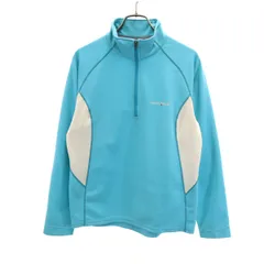 mont-bell モンベル ZEOサーマル ハーフジップ ジャケット XL 水色系 プルオーバー アウトドア レディース 古着のサムネイル