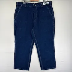 古着 カーハート Carhartt デニム パンツ ジーパン ジーンズ サイドポケット ジップフライ ワーク W38 L28  ブルー系 メンズのサムネイル
