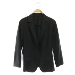 ザ・スーツカンパニー THE SUIT COMPANY she 1Bテーラードジャケット 九分袖 背抜き ストレッチ 40 ネイビー /MY ■OS