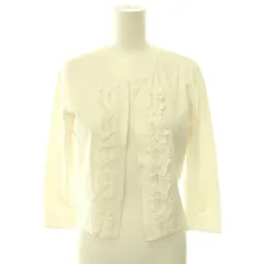 フォクシー ブティック FOXEY BOUTIQUE カーディガン 長袖 クルーネック 42 ホワイト /DO ■OS ■MAのサムネイル