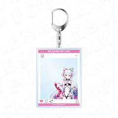 【予約】【新品】ノーゲーム・ノーライフ SNS風アクリルキーホルダー PALE TONE series 白 サイバーバニー ver.【正規品】のサムネイル