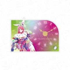 【予約】【新品】ノーゲーム・ノーライフ ミニアクリルクロック PALE TONE series ジブリール サイバーバニー ver.【正規品】のサムネイル