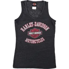 古着 ハーレーダビッドソン Harley-Davidson カラーネップ Vネック モーターサイクル タンクトップ レディースS相当/eaa650456のサムネイル