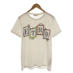 エトロ ETRO Tシャツ カットソー 白 ホワイト 半袖 プリント /RRのサムネイル