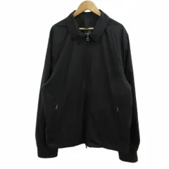 ダンヒル dunhill ジャンパー ブルゾン 上着 L 黒 ブラック 無地 レギュラーカラー 長袖 /PP ■GY18のサムネイル