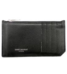 希少✨良品✨サンローランパリ YSL 折財布 ロゴプリント L字ファスナー 