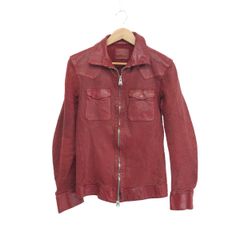 C DIEM カルペディエム ウォッシャブルレザーシャツ バーニーズ限定色