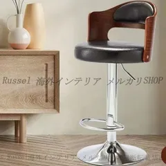 ハイ スツール モダン 高さ 60-80cm 調節可能 回転式 おしゃれ かわいい インテリア 北欧 ダイニング カウンター チェア 滑り止め 付き 椅子 いす イス キッチン ホーム バー カフェ 白 ホワイト 黒 ブラック ブラウンのサムネイル