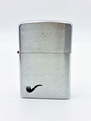 ZIPPO/ジッポー オイルライター シルバー サテンクローム製 ゴルフ場