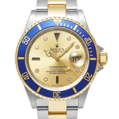 Z番 箱・保証書付き ROLEX サブマリーナー デイト Ref.16613SG シャンパンゴールド 中古品 メンズ 腕時計のサムネイル