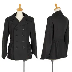 ジュンヤワタナベ コムデギャルソンJUNYA WATANABE COMME des GARCONSデザインダブルジャケット チャコールMのサムネイル