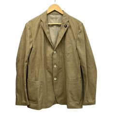 lardini(ラルディーニ) ジャケット サイズ52 メンズ美品 - ベージュ 