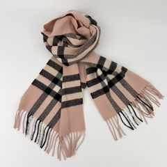 超希少カラー✨バーバリー　マフラー　ピンク　ノバチェック　カシミヤ　美品 中古】BURBERRY バーバリー ノバチェック マフラー カシミヤ ピンク