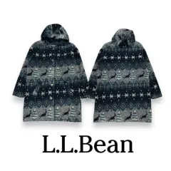 L.L.Bean（エルエルビーン）ヴィンテージ ノルディック パータン ボア フリース フード コートのサムネイル