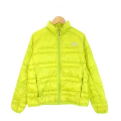 ザノースフェイス THE NORTH FACE ライトヒートジャケット アウトドアウエア M 黄 イエロー 無地 ハイネック 長袖 NDW18174 /CK2 ■ECC004