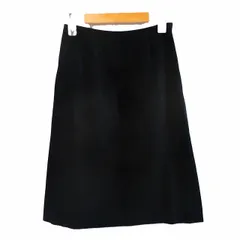 バーニーズニューヨーク BARNEYS NEW YORK フレア スカート ミニ スエード調 シンプル 38 ネイビー 紺 /KT13 ■ECD005のサムネイル