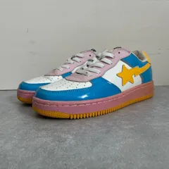 A BATHING APE BAPE STA レザー スニーカー ベイプスター ベイシングエイプ  24.5㎝のサムネイル