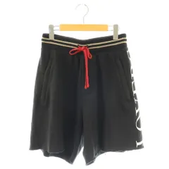 アミリ AMIRI ショートパンツ スウェット イージー S ブラック ゴールド色 ホワイト /DO ■GY62のサムネイル