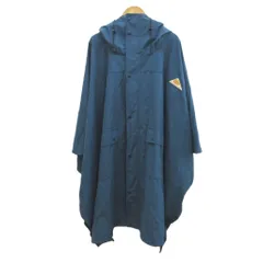 サマンサモスモス SM2 ケルティ KELTY レインポンチョ 上着 F 青 ブルー フード付き 雨具 長袖 ボタン留め /YU ■ECB005のサムネイル