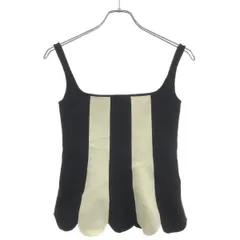 MARC JACOBS マーク ジェイコブス SCUBA STRIPED TOP ストライプトップス 2P3RTP004K006 ブラック ホワイト Sのサムネイル