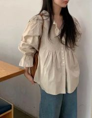 ネストローブ♥リネン近江晒しプチフリル チュニック - メルカリ