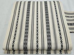 未使用品 和服帯 夏用 正絹 献上柄 本場筑前博多織 名古屋帯 早い者