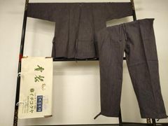 逸品】武州正藍染・刺子織作務衣｜江戸の粋「憲法茶」をまとう一生モノ 