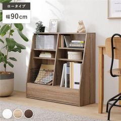 ベルメゾン] 薄型ラック ロータイプ 突っ張らないラック 本棚