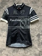 KG828 パンダーニ PANDANI 半袖 サイクジャージ 黒 M レディースのサムネイル