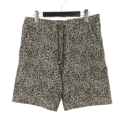 リサウンドクロージング RESOUND CLOTHING レオパード ハーフ パンツ 2 ブラック ホワイト 260608Eのサムネイル
