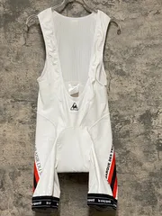 KG629 ルコックスポルティフ le coq sportif ビブショーツ 白 S 汚れアリのサムネイル