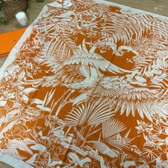 HERMESエルメス カレジェアン140 鐙の幻想 24SSカシシル キャラメル
