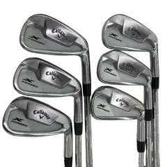 【中古】 キャロウェイ X FORGED STAR(2021) 6S アイアンセット IR 純正特注シャフト (フレックスS) メンズ 男性用 右利き 右用 Cランク ゴルフクラブのサムネイル