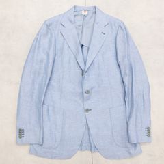 Luigi Borrelli ルイジボレッリ 毛絹麻混 ジャケット 春夏用 46 - メルカリ